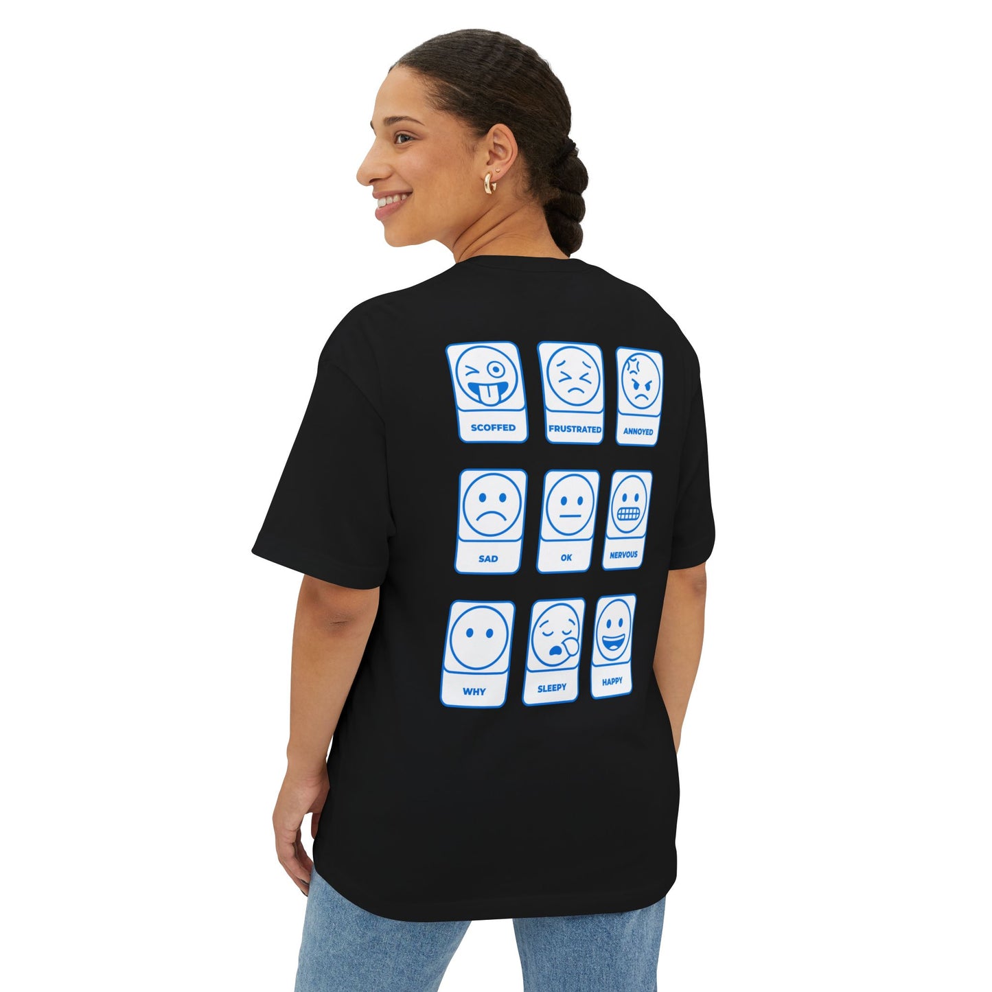 F&BPD - Emotions Oversized Tee – Expression & Emotional Awareness Streetwear