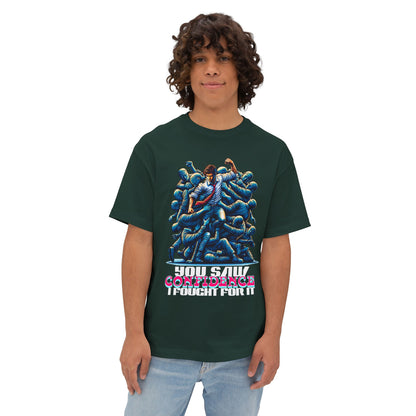FPD - I Fought for Confidence Oversized Tee – Empowerment Statement Shirt