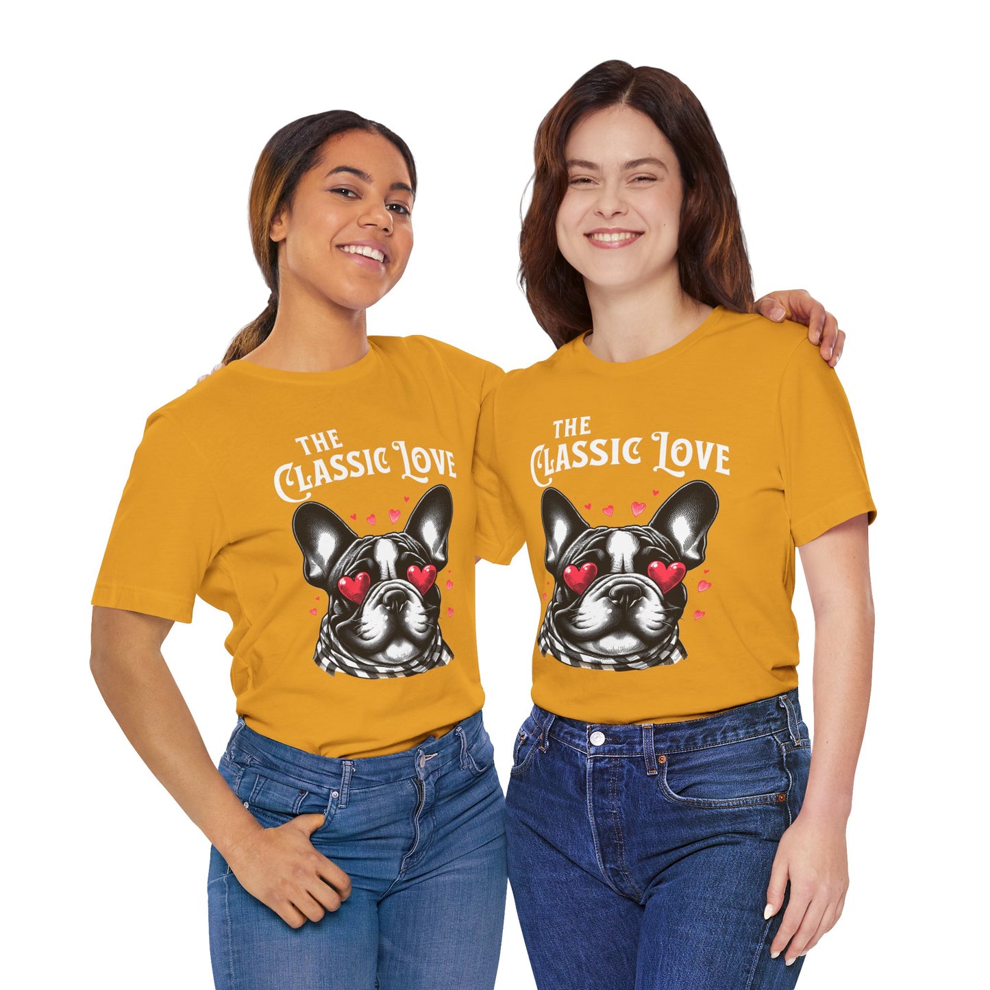 FPD - Unisex T-shirt - Pug Classic Love Tee – Cute Dog Lover Statement Shirt
