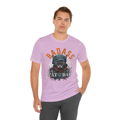 Badass Cat Dad Unisex T-Shirt – Funny Cat Lover Tee for Proud Pet Owners - FPD