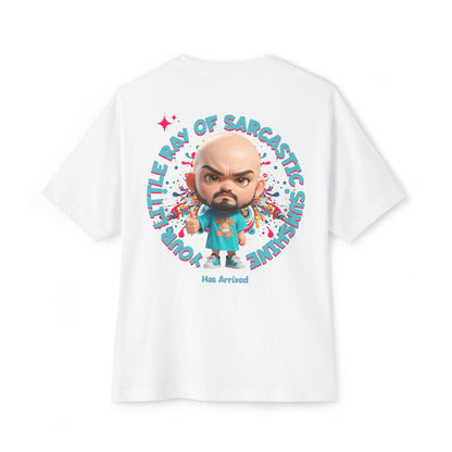 Your Little Ray of Sarcastic Sunshine Oversized Graphic Tee – BPD Humor Shirt