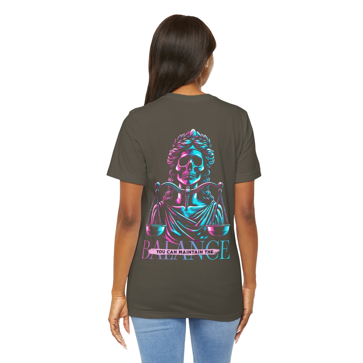 F&BPD - Unisex T-shirt - Maintain the Balance Tee – Mindfulness & Wellness Statement Shirt