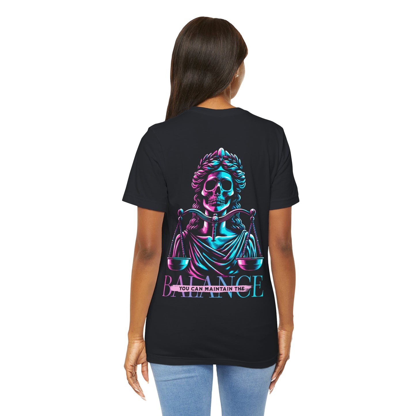 F&BPD - Unisex T-shirt - Maintain the Balance Tee – Mindfulness & Wellness Statement Shirt