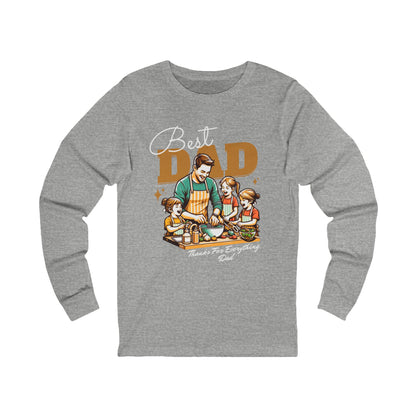 Best Dad - Unisex Long Sleeve Tee - Father's Day Gift