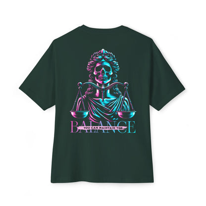 F&BPD - Maintain the Balance Oversized Tee – Mindfulness Statement Streetwear