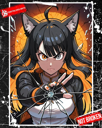 DANotBroken-1.0 - Shattered Glass Frame & Expressive Anime Portrait SDXL & Illustrious XL LoRA Suite