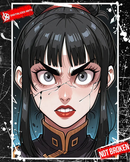 DANotBroken-1.0 - Shattered Glass Frame & Expressive Anime Portrait SDXL & Illustrious XL LoRA Suite