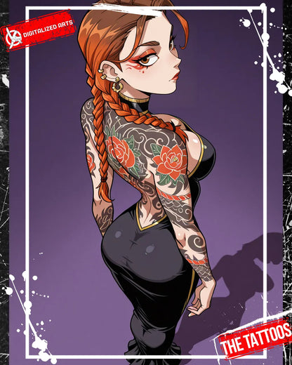 DATheTattooXL-1.0 - Full Back Japanese Irezumi & Stylized Anime Body Art SDXL & Illustrious XL LoRA Suite