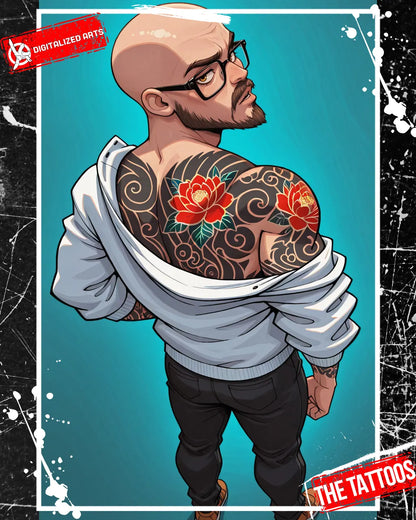 DATheTattooXL-1.0 - Full Back Japanese Irezumi & Stylized Anime Body Art SDXL & Illustrious XL LoRA Suite