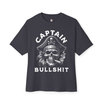 FPD - Captain Bullshit Oversized Tee — Myth-Buster & Truth-Seeker Shirt
