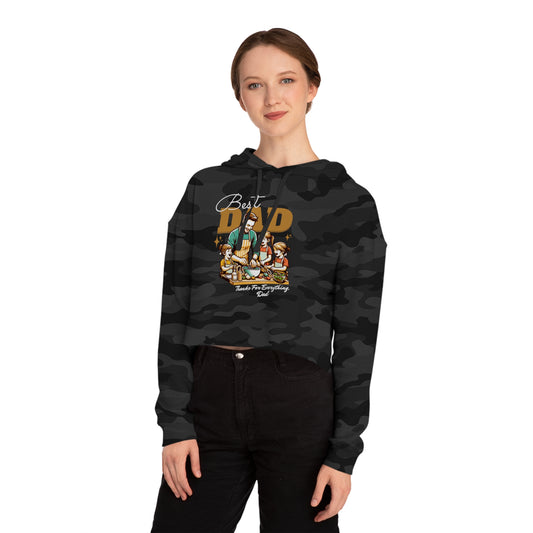 Best Dad Cropped Hoodie – Women’s Fit | Father’s Day Gift