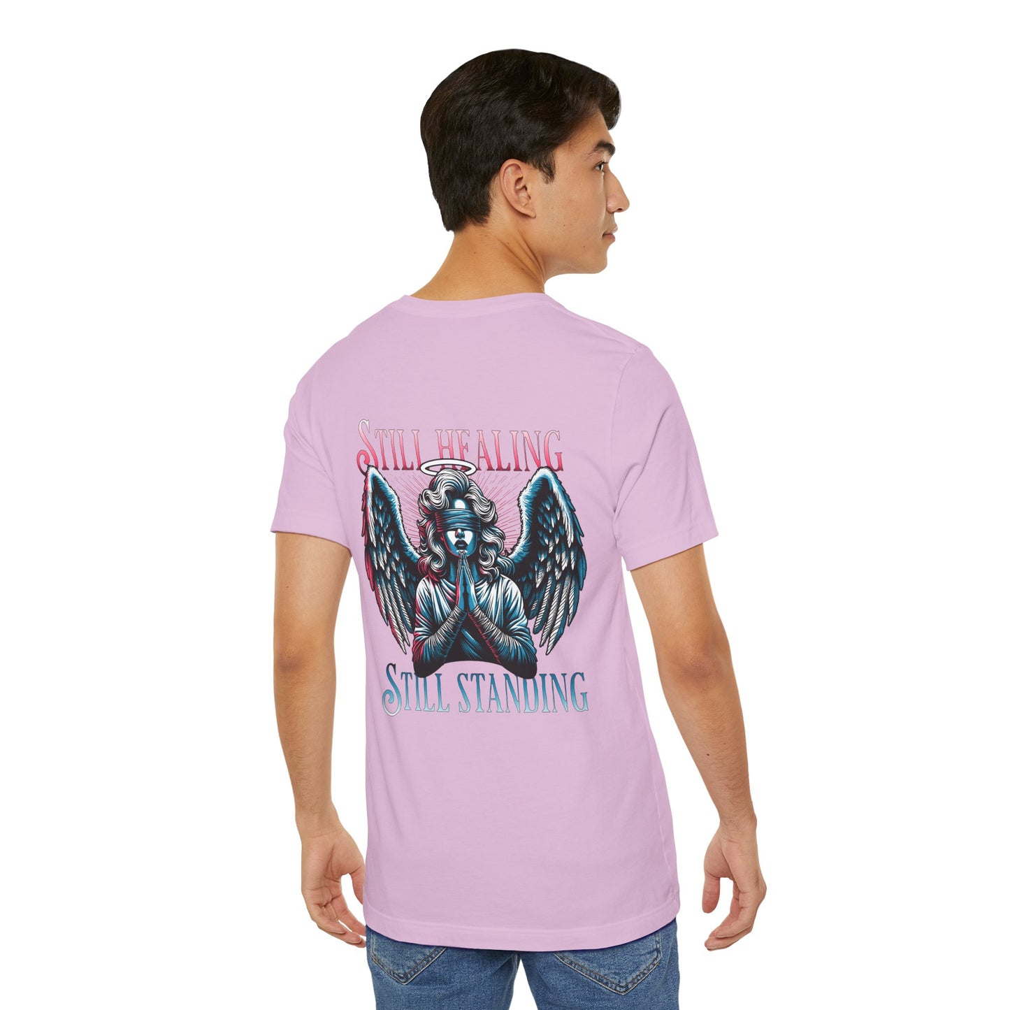F&BPD - Unisex T-shirt - Still Healing Still Standing Tee – Resilience & Recovery Statement Shirt