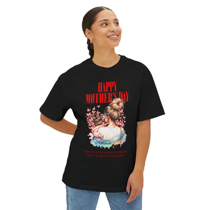 Happy Mother’s Day Oversized T-Shirt – Relaxed Fit Gift for Moms