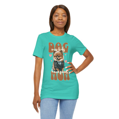 Dog Mom T-Shirt | Cute Pet Lover Unisex Tee - FPD