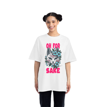 Oh For Fox Sake Oversized T-Shirt – Funny Graphic Tee Print | Streetwear Cotton Tee