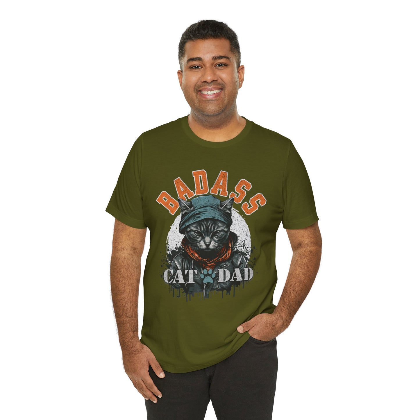 Badass Cat Dad Unisex T-Shirt – Funny Cat Lover Tee for Proud Pet Owners - FPD