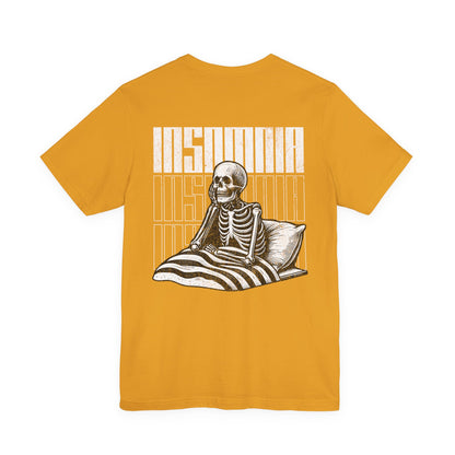 F&BPD - Unisex T-shirt - Insomnia Tee – Late Night Mind Battle Statement Shirt