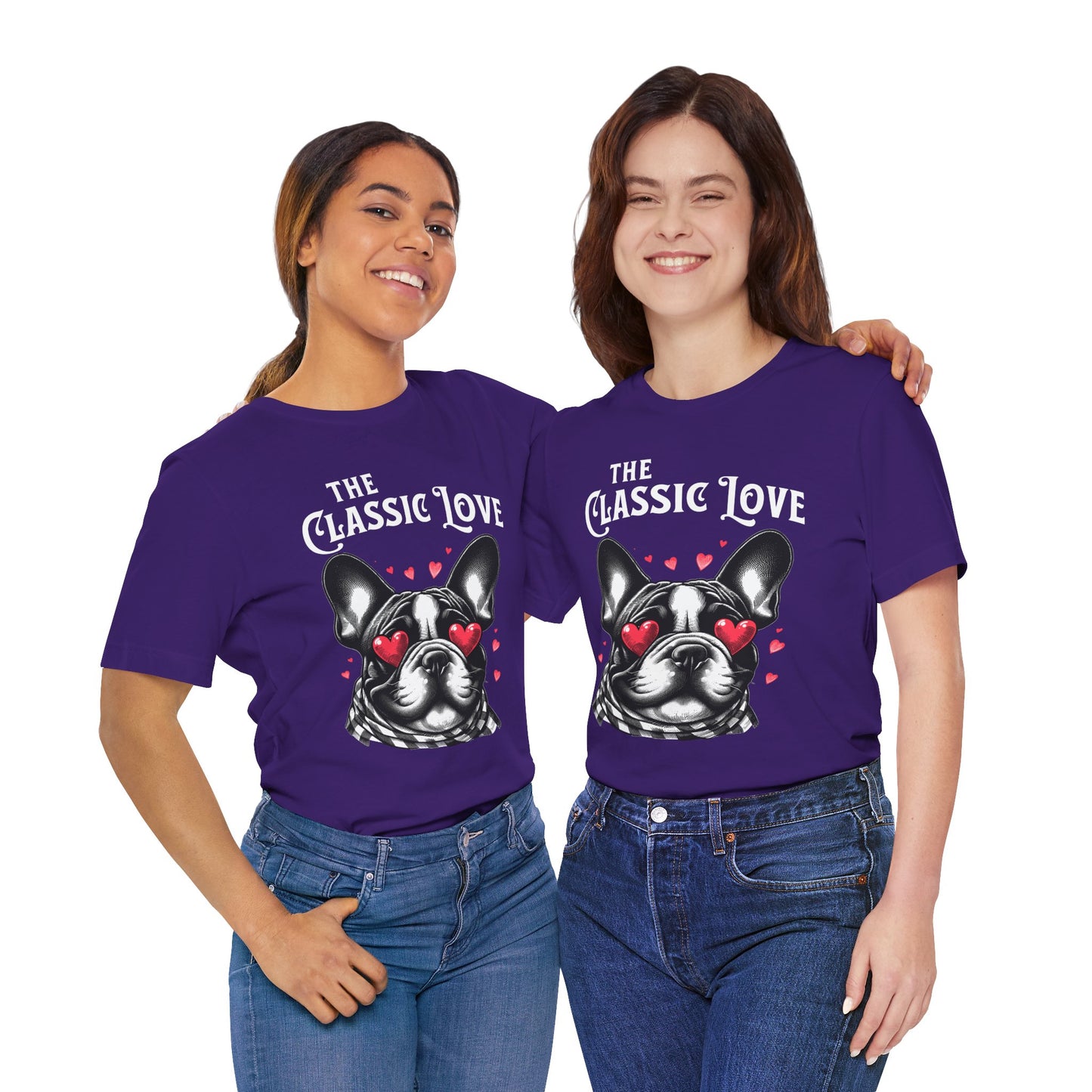 FPD - Unisex T-shirt - Pug Classic Love Tee – Cute Dog Lover Statement Shirt