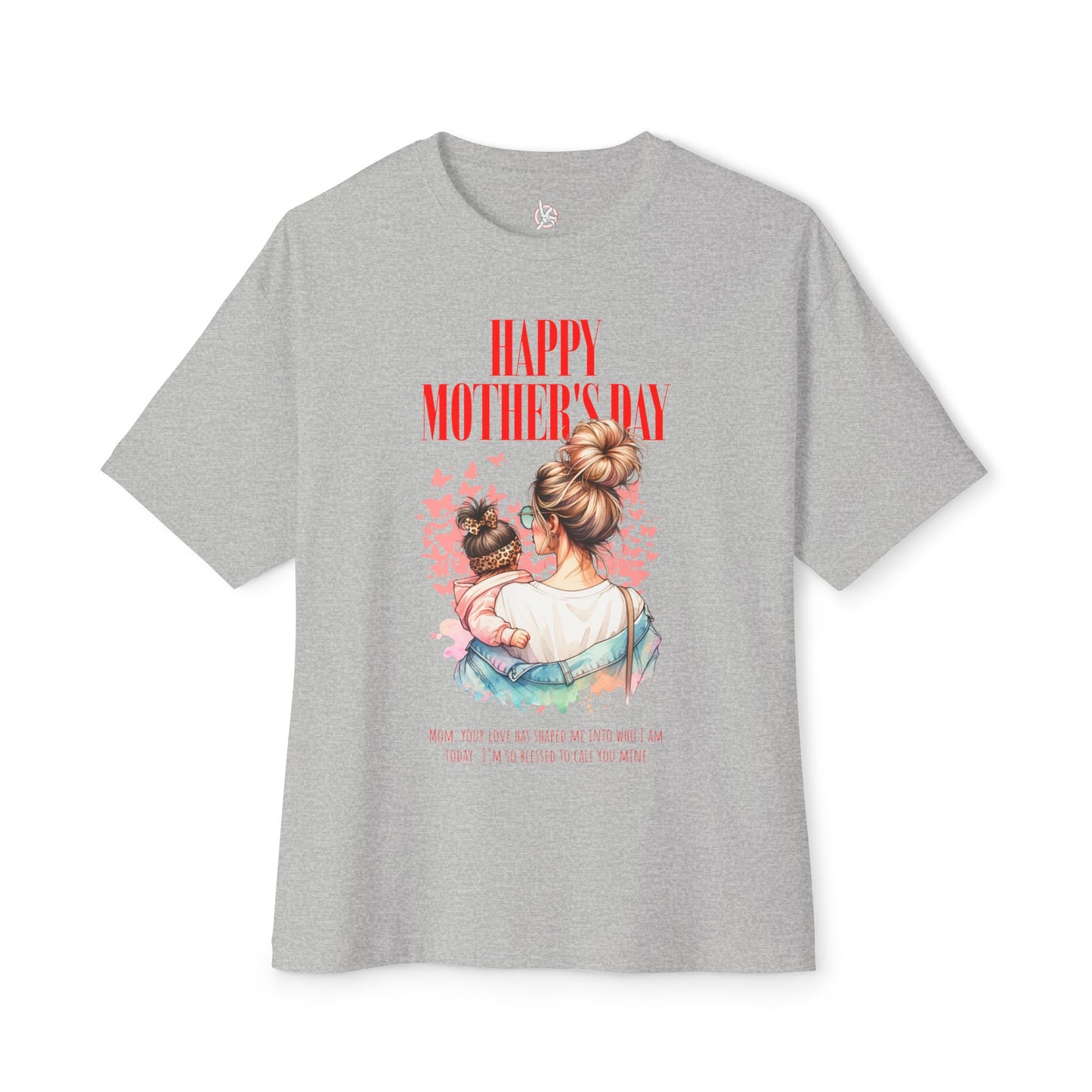 Happy Mother’s Day Oversized T-Shirt – Relaxed Fit Gift for Moms