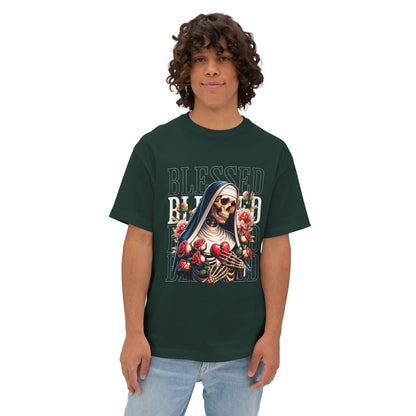 FPD - Blessed Oversized Tee – Minimalist Faith & Gratitude Shirt