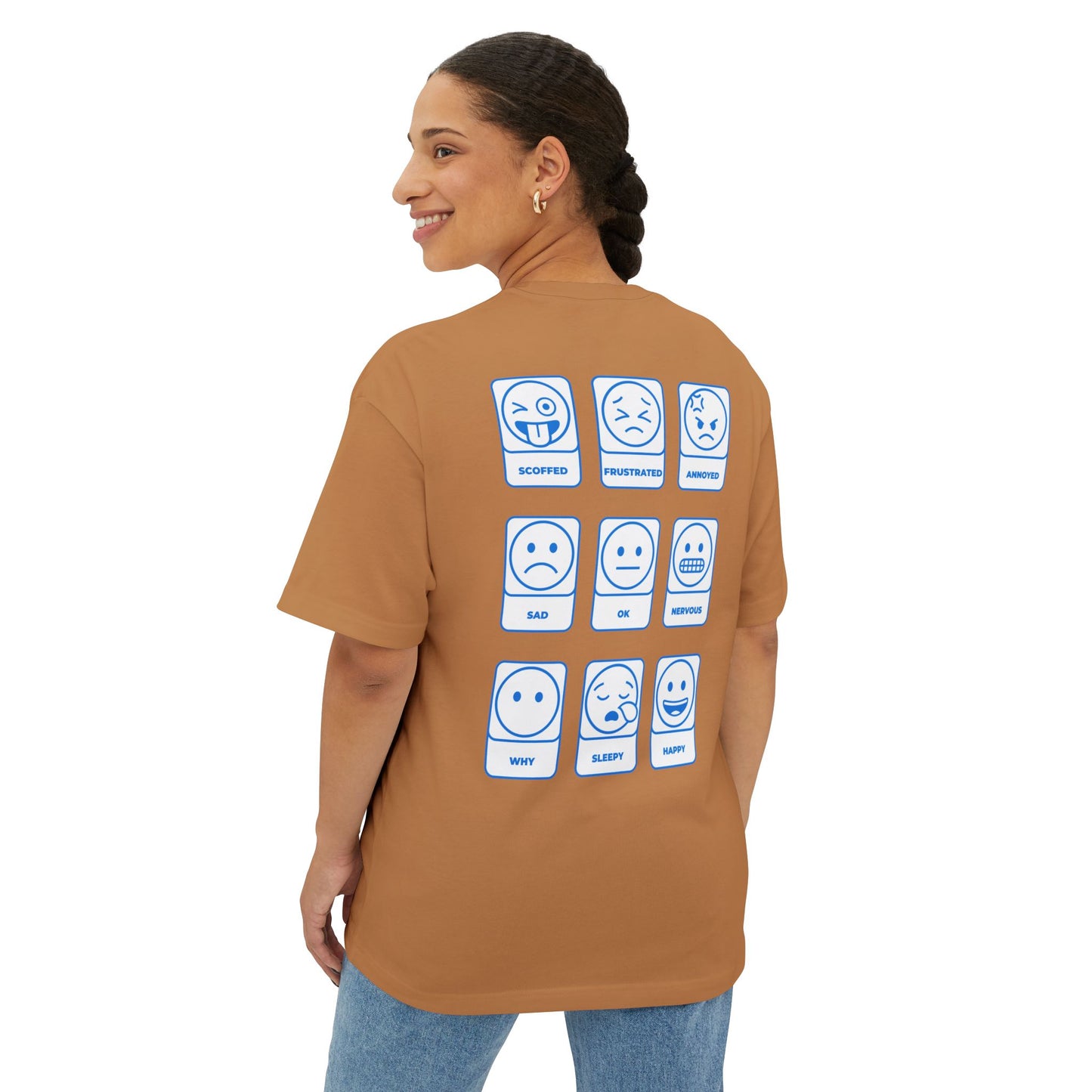 F&BPD - Emotions Oversized Tee – Expression & Emotional Awareness Streetwear