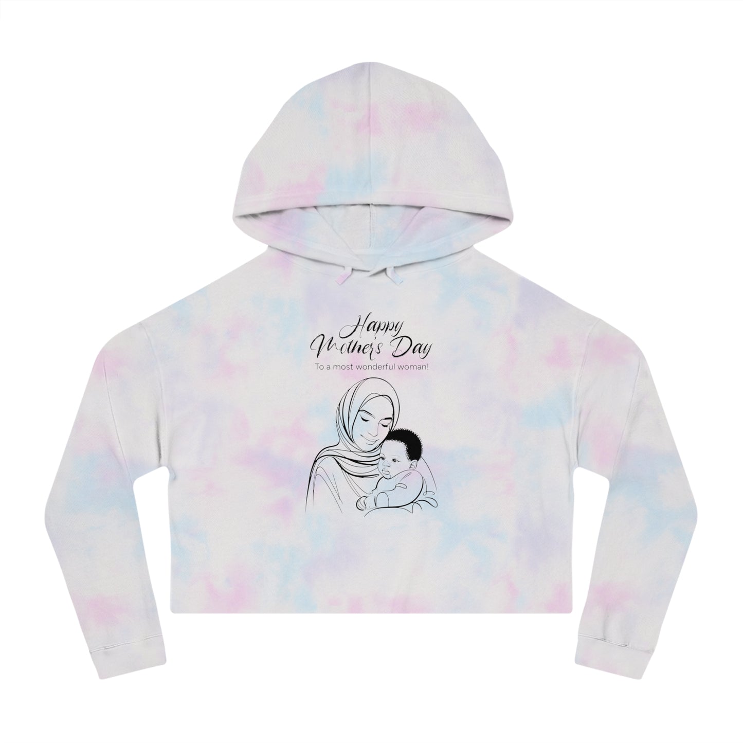 Mother’s Day Cropped Hoodie – Stylish Gift for Moms, Modern Unisex Fit