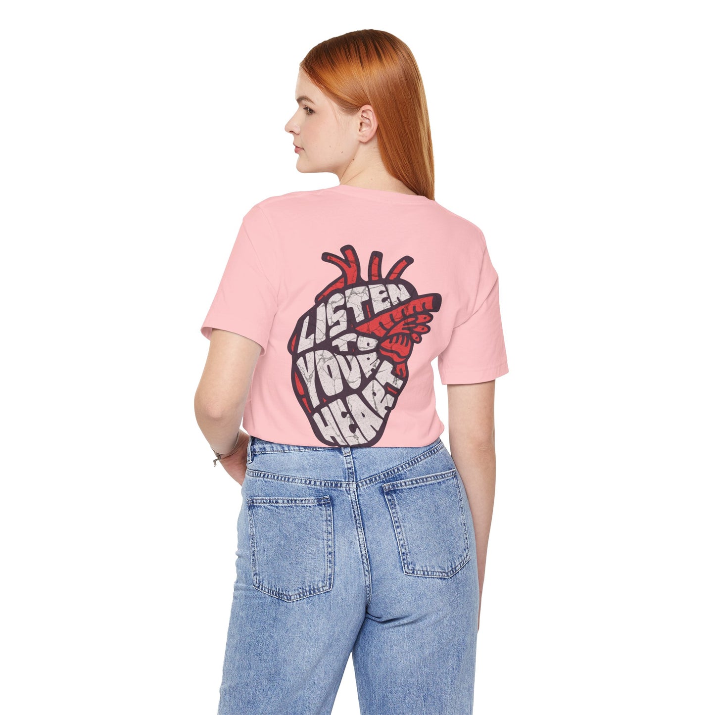 F&BPD - Unisex T-shirt - Listen to Your Heart Tee – Intuition & Emotion Statement Shirt