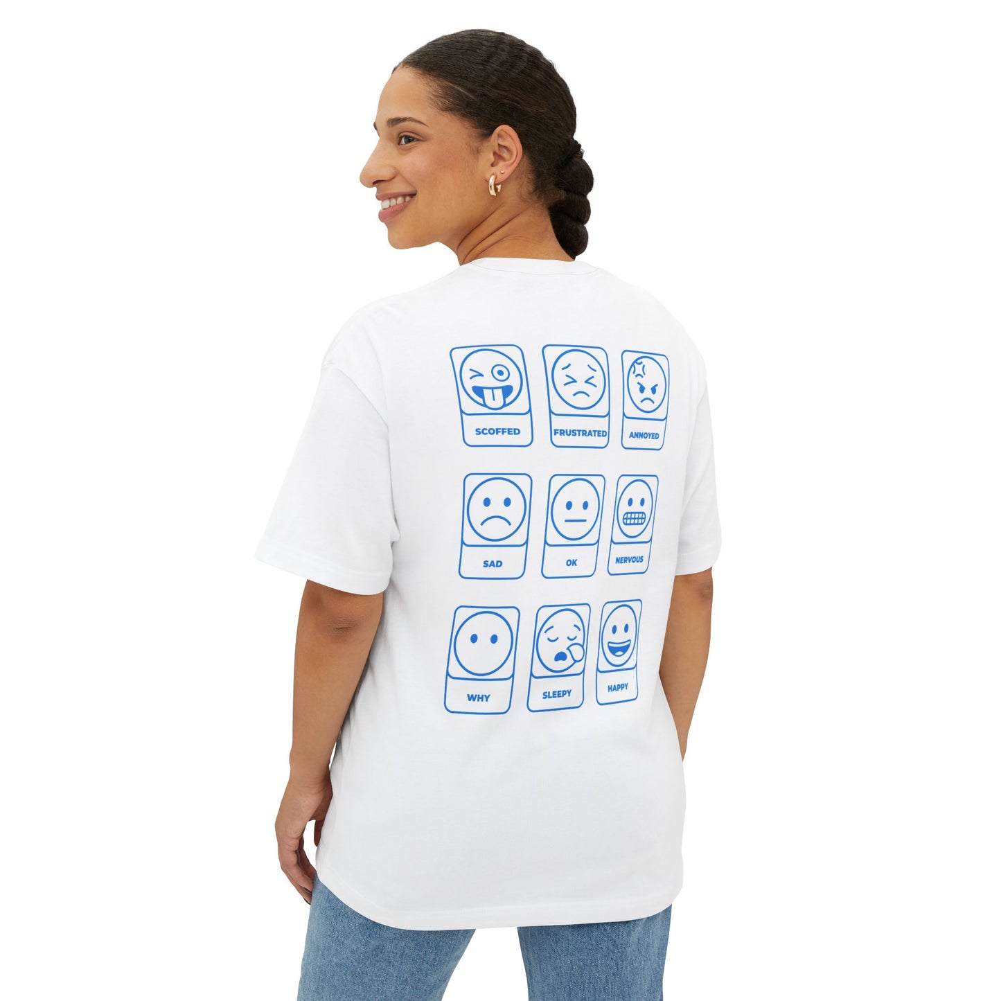 F&BPD - Emotions Oversized Tee – Expression & Emotional Awareness Streetwear