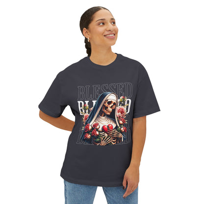 FPD - Blessed Oversized Tee – Minimalist Faith & Gratitude Shirt