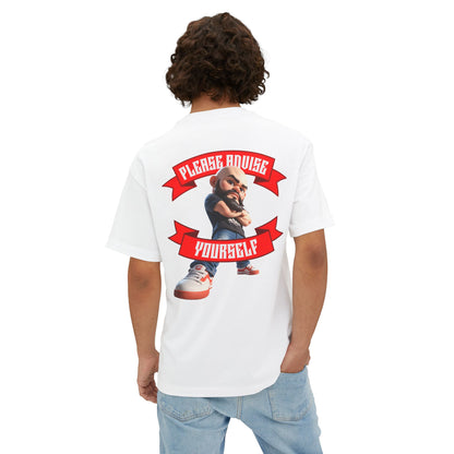 Oversized Sarcasm Streetwear Tee – “Please Advise Yourself” - BPD