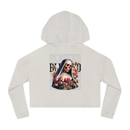 Blessed - Cropped Hooded Sweatshirt