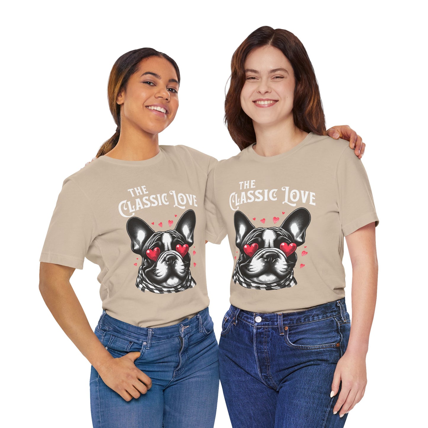 FPD - Unisex T-shirt - Pug Classic Love Tee – Cute Dog Lover Statement Shirt