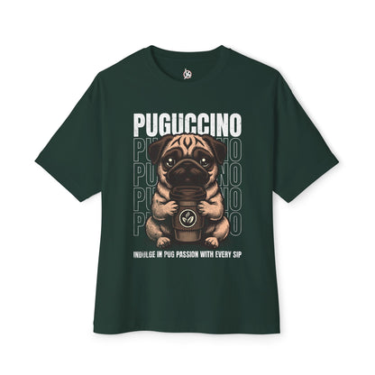 FPD - Puguccino Oversized Tee – Coffee & Pug Lover Streetwear
