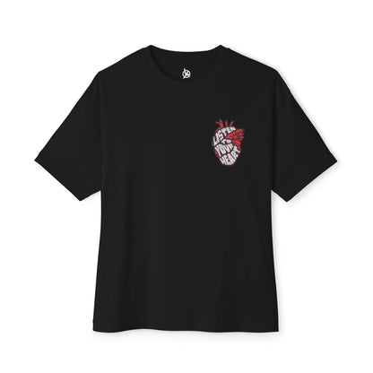 FPD - Listen to Your Heart Oversized Tee — Intuition & Emotion Statement Shirt