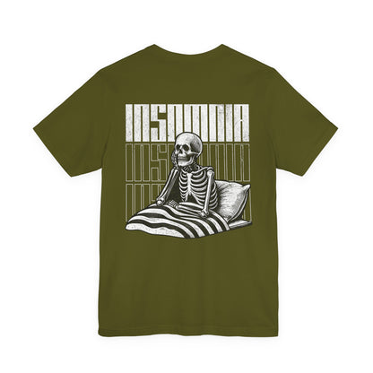 F&BPD - Unisex T-shirt - Insomnia Tee – Late Night Mind Battle Statement Shirt
