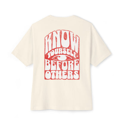 F&BPD - Know Yourself Before Others Oversized Tee – Self-Awareness Streetwear