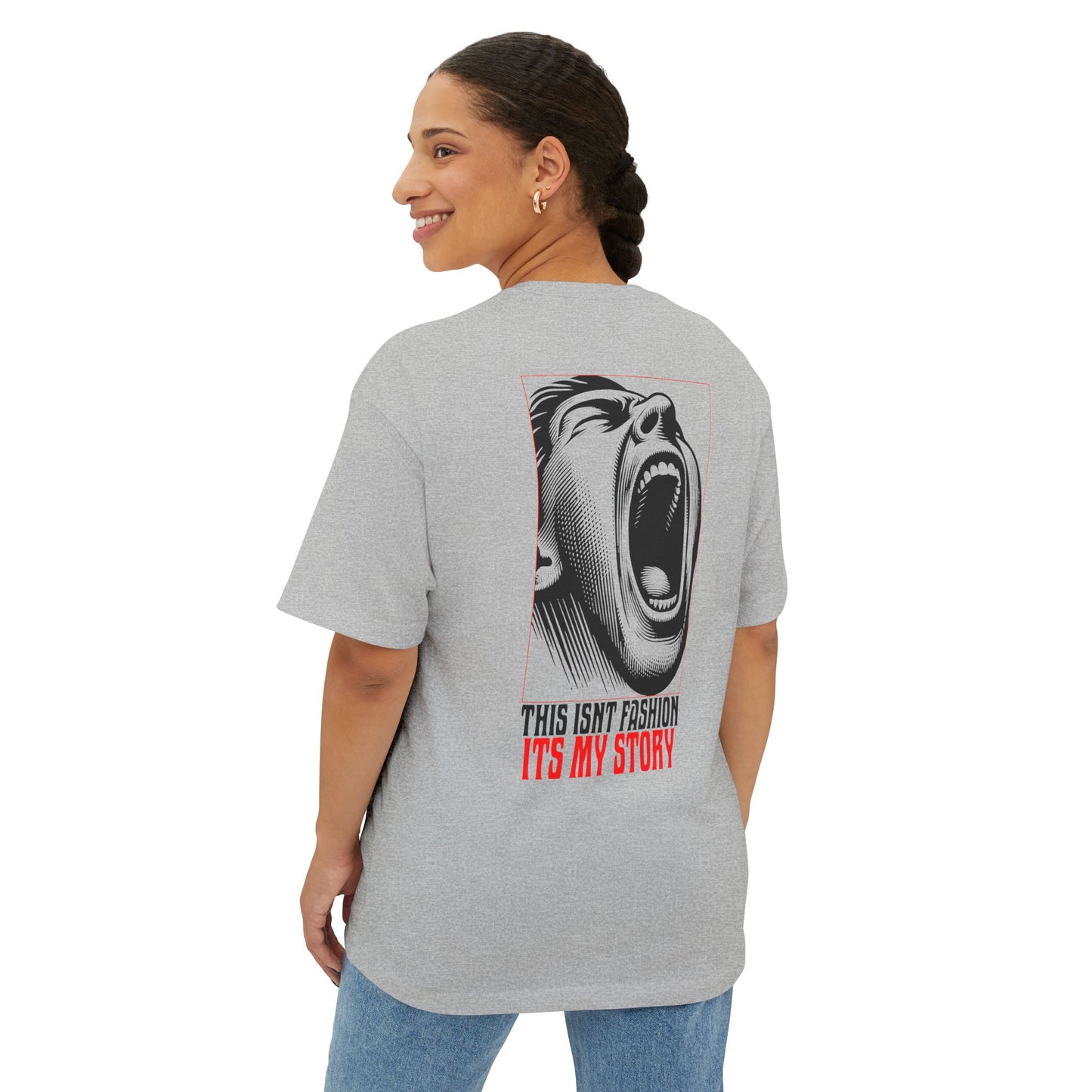 F&BPD - This Isn’t Fashion, It’s My Story Oversized Tee – Authentic Self-Expression