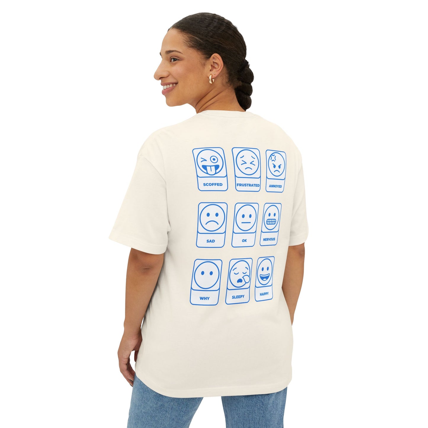 F&BPD - Emotions Oversized Tee – Expression & Emotional Awareness Streetwear