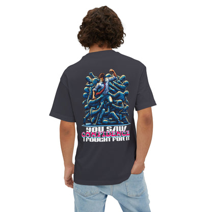 F&BPD - I Fought for Confidence Oversized Tee – Empowerment Streetwear