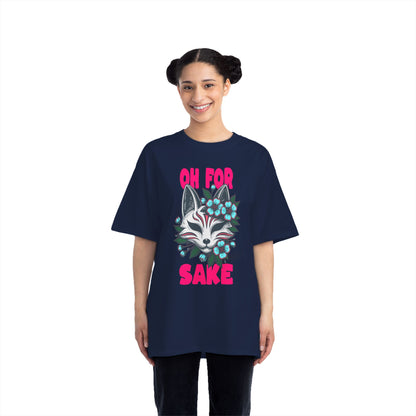 Oh For Fox Sake Oversized T-Shirt – Funny Graphic Tee Print | Streetwear Cotton Tee