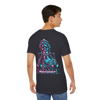 F&BPD - Unisex T-shirt - Maintain the Balance Tee – Mindfulness & Wellness Statement Shirt
