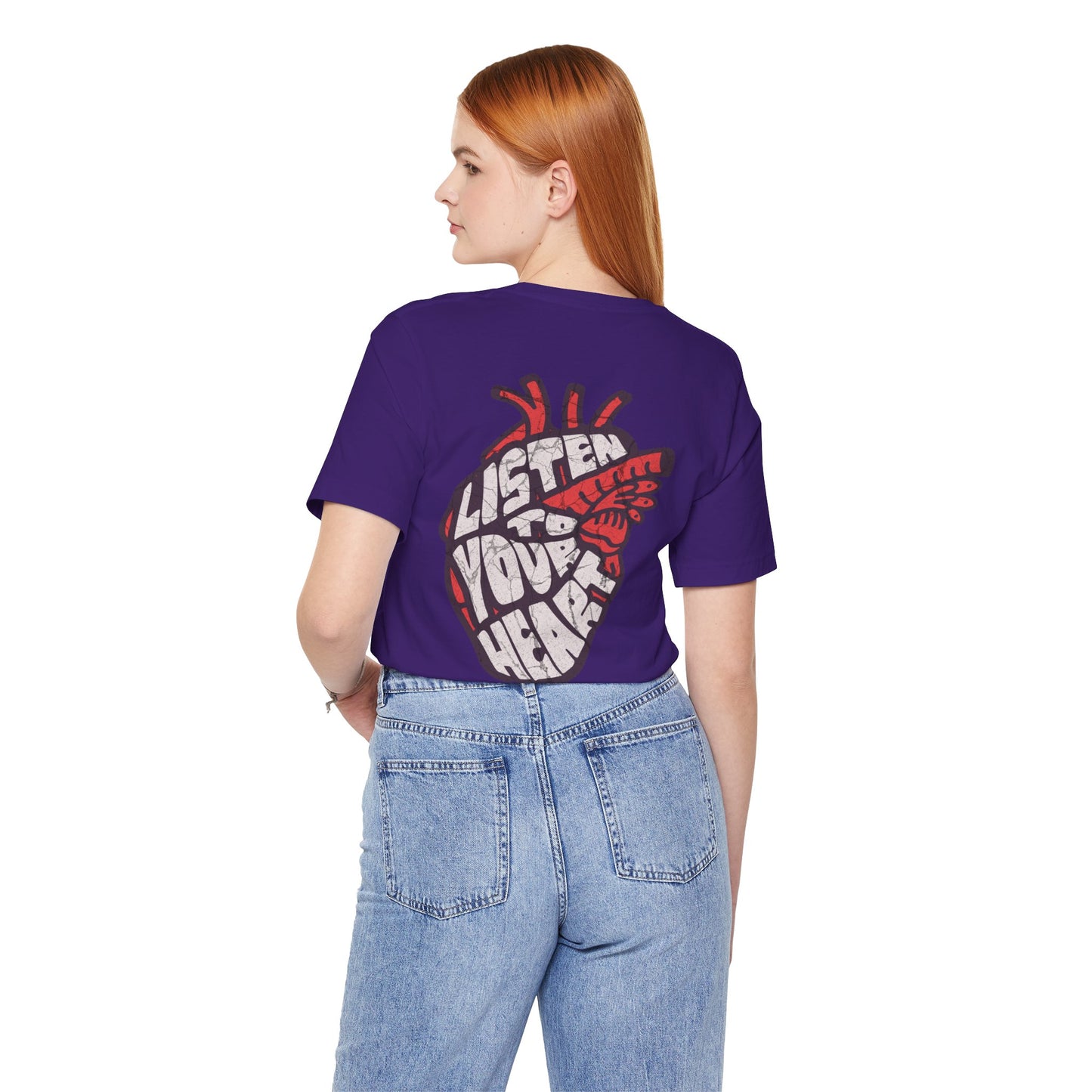 F&BPD - Unisex T-shirt - Listen to Your Heart Tee – Intuition & Emotion Statement Shirt