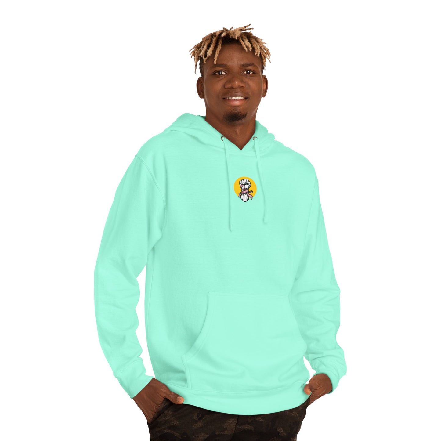 Unisex Hoodie: Fighter Survivor Still Here