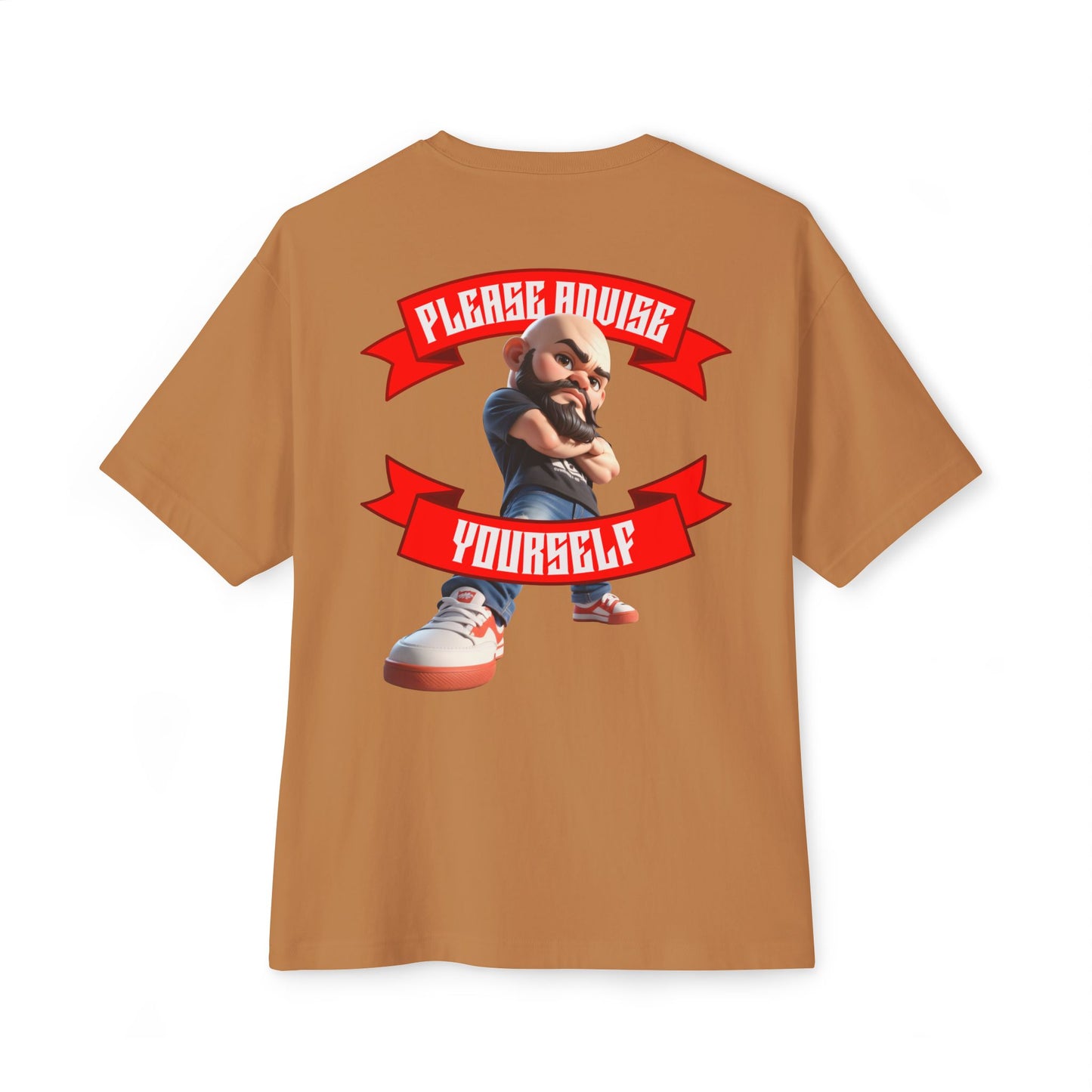 Oversized Sarcasm Streetwear Tee – “Please Advise Yourself” - BPD