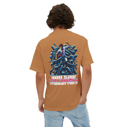 F&BPD - I Fought for Confidence Oversized Tee – Empowerment Streetwear