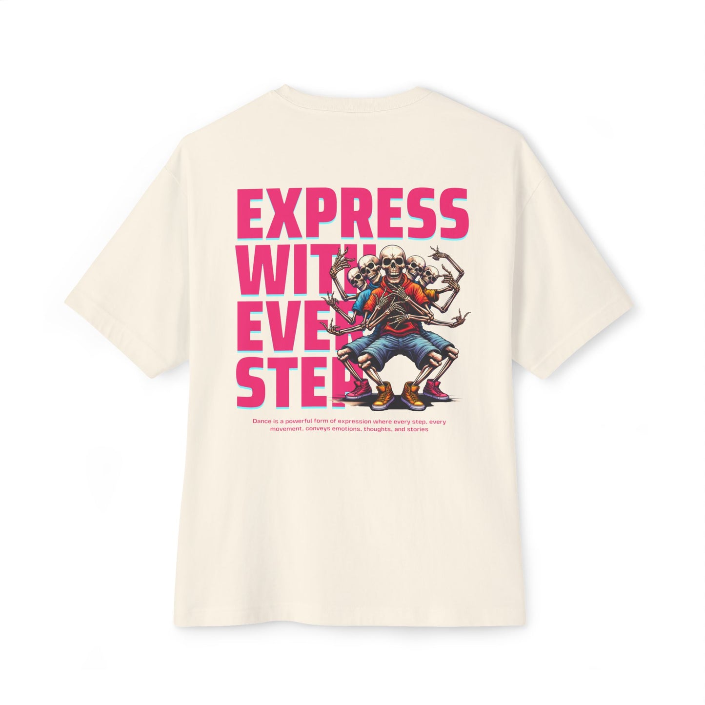 F&BPD - Express With Every Step Oversized Tee – Statement Streetwear