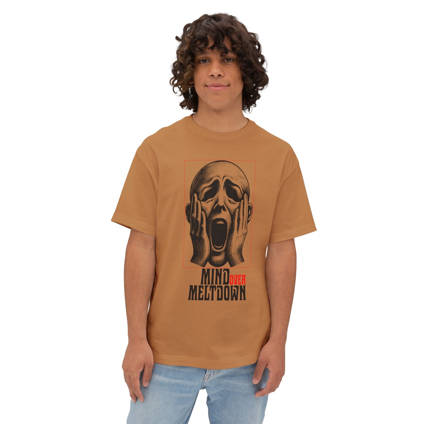 FPD - Mind Over Meltdown Oversized Tee — Mental Strength Statement Shirt