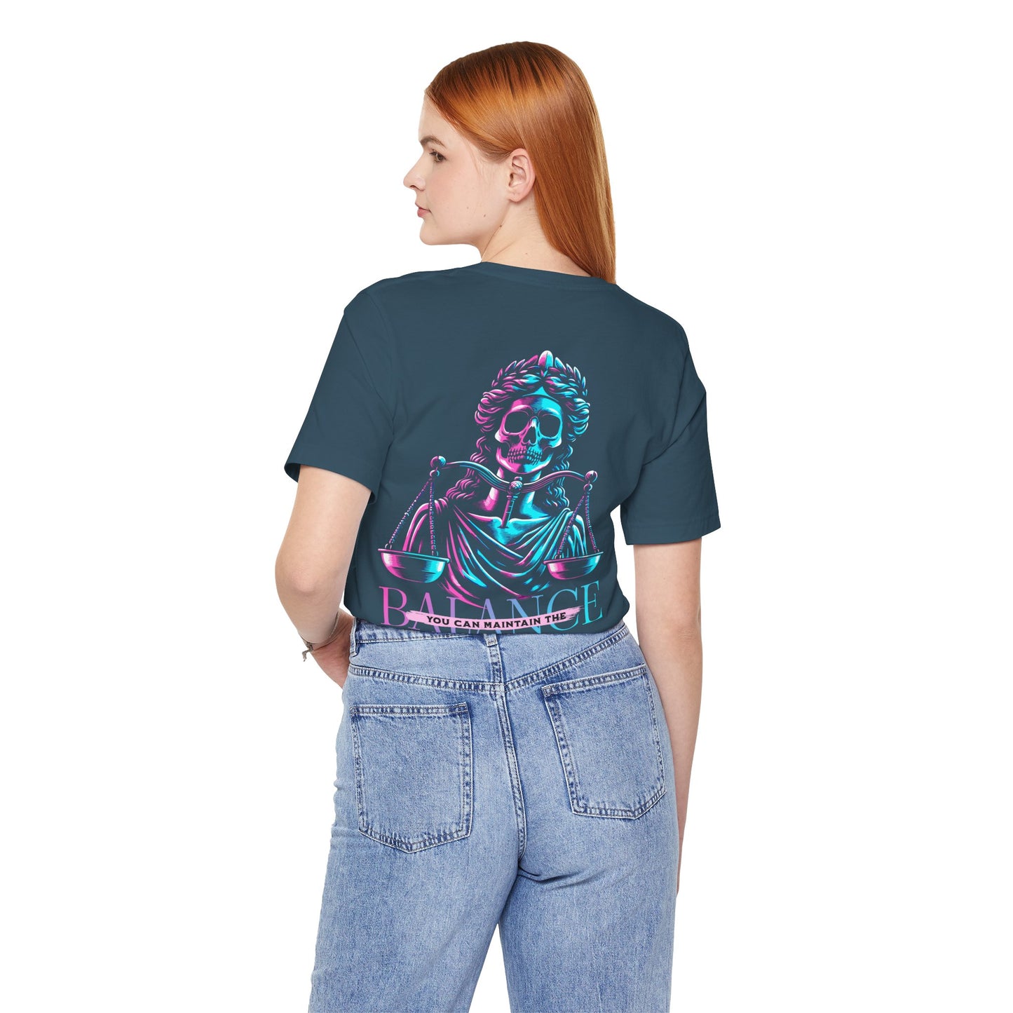 F&BPD - Unisex T-shirt - Maintain the Balance Tee – Mindfulness & Wellness Statement Shirt