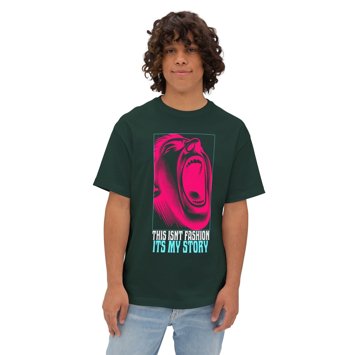FPD - This Isn’t Fashion, It’s My Story Oversized Tee – Self-Expression Shirt