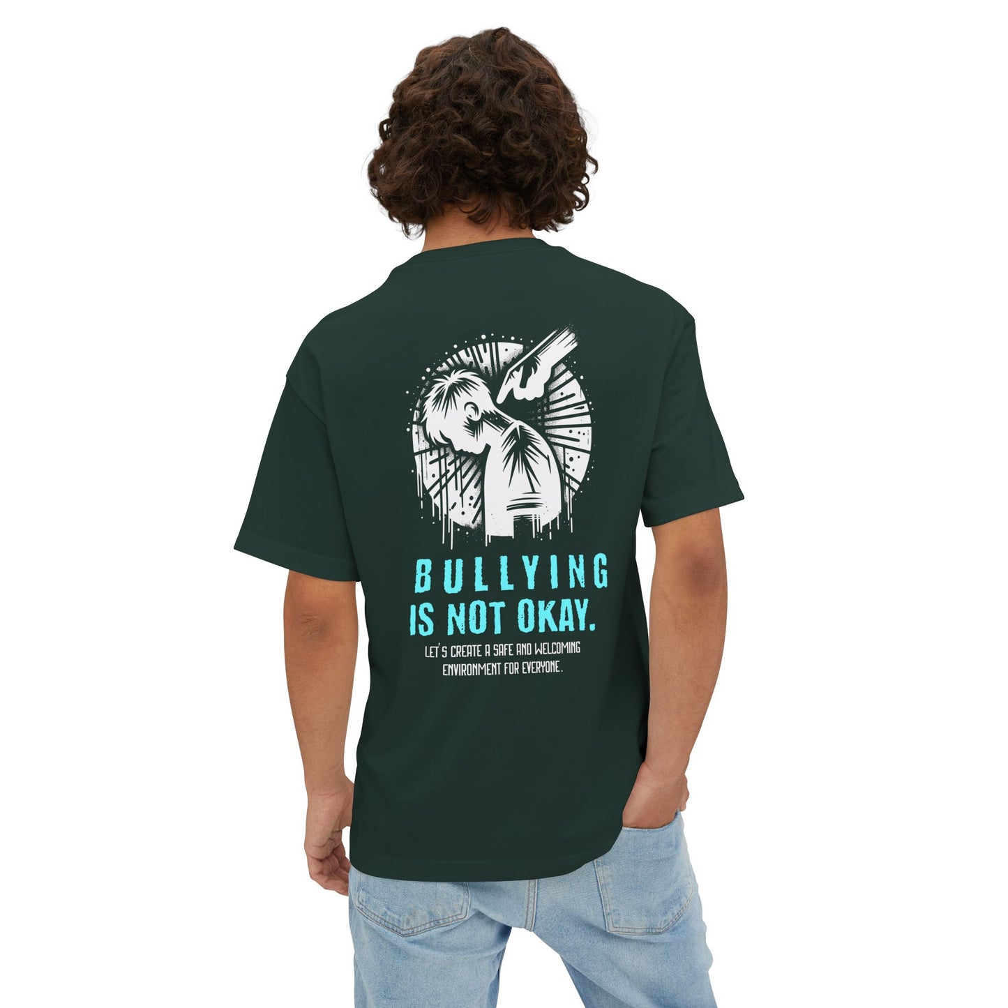 F&BPD - Bullying is NOT okay - Unisex Oversized T-shirt